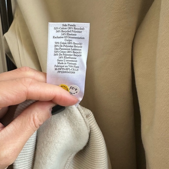 The ReTrack Crewneck Sweatshirt in Pelican - Picture 10 of 10